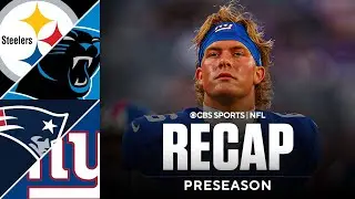 NFL Preseason Multi-Game Recap: Jaxson Dart, Giants Top Patriots + Biggest Questions for Steelers