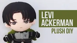 LEVI ACKERMAN PLUSH DIY || ATTACK ON TITAN || ANIME PLUSH