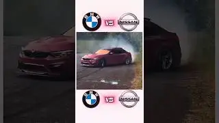 BMW M3 vs Nissan Silvia S14 || Drift Kings Collide🔥🤯 || #shorts #car #bmw #edit #music