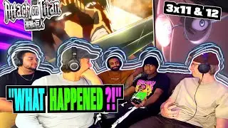 WAIT....HUH?! Showing Non-Anime Fans Attack On Titan Episode 3x11 & 3x12 | Tejidotcom