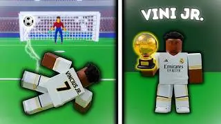 VINICIUS JR. no Futebol de Rua Realista! (Roblox) 🔥⚽