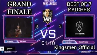 Darwin's Game (DG) VS. EVIL esports | Best of 7 matches | MRL S1 Finale | TIEP | Mobile Legends