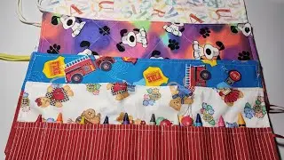 roll up crayon carrier