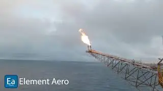 Offshore Flare Drone Inspection - Element Aero