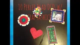 10 Fun and Easy Perler Bead DIYs! Collab w/ craftashic!