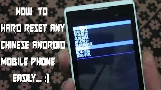 Как легко выполнить полный сброс настроек любого китайского смартфона на Android | Как выполнить ...