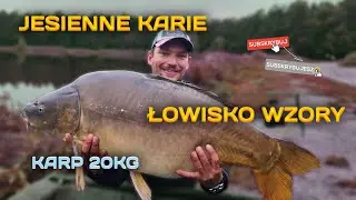 Jesień na Łowisku Wzory Karp 20kg jesienią  Szybka zasiadka karpiowa Jesienne Karpie