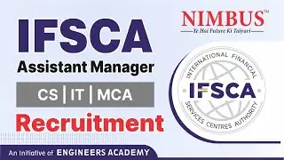IFSCA Assistant Manager Recruitment 2023 | IFSCA Assistant Manager CS/IT/MCA Vacancy #IFSCA_jobs2023