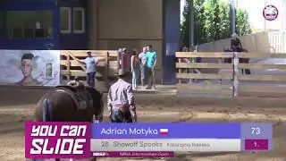 You Can Slide 2 2018 NRHA Intermediate Open   Showoff Spooks Adrian Motyka - 73point