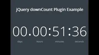 html countdown section making tutorial ( 2018 )
