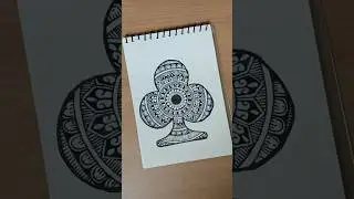 Day 8 | Club Mandala 🖤✨ | 10 Days Mandala Art Challenge #mandalaart #mandalaartchallenge #mandala