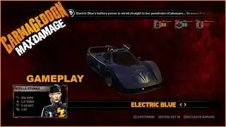 Carmageddon: Max Damage # Gameplay FHD 60FPS #  Electric Blue # City # Death race
