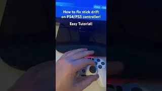 Как исправить дрейф стиков на контроллере PS4/PS5! (Простой урок!) #ps4 #ps5 #ps4stickdrift #ps4t...