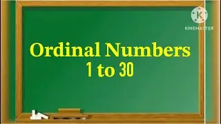 Ordinal Numbers 1 to 30/1 to 30 Ordinal Numbers With Spelling/Ordinal Numbers/#ordinalnumbers