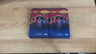 2021-22 Topps FC Barcelona Team Set box x2 opening