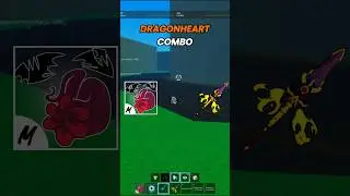 BEST DRAGONHEART INFINITE COMBO?? 🤯 #bloxfruit #roblox #dragonheart #combo #op #spam #unskilled
