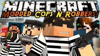 Minecraft Modded Cops N Robbers : Grand Theft Auto 5 Mod!