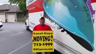 Asheville Moving Company moves Country Creek Sunflower Seed Lovers to Weirbridge Village Apartments