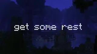 it&rsquo;s okay to rest now&hellip; (minecraft music & soft ambience)