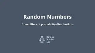 Generating random numbers from different probability distributions