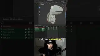 Fix Key Frame Issues & Looping Animations - making a 3d game character in Blender - 3.4: Dino Turtle