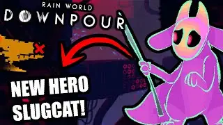 New HERO SLUGCAT Wipes The Floor With Orange Lizards! | Rain World Downpour