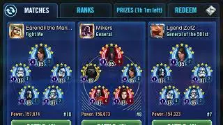 First Galactic Legends Kylo in arena