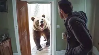 Man Hears Weird Noises Outside and Goes to Check, But This Happens Instead