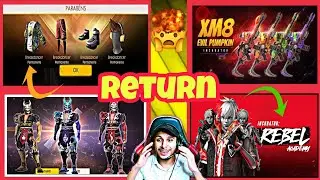 Upcoming Events In Free Fire | Evo Famas Gun Skin | Break Dancer Bundle Return | Fire Fire New Event