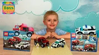 Лего Cити Полицейская Погоня 60128 открываем конструктор Lego City Police Pursuit 60128 unboxing