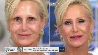 IT Cosmetics Your Skin But Better CC+ Nude Glow SPF40 w/ Luxe Brush on QVC