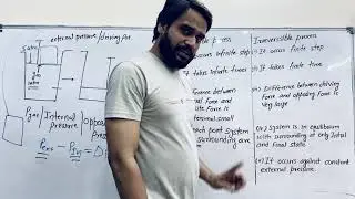 Thermodynamics-03|| difference between reversible and irreversible process