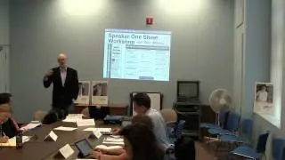 Speaker One Sheet Workshop 2015 by Dave Wheeler (part 1)
