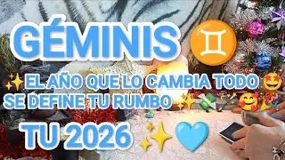 GÉMINIS♊ 2026 SE DEFINE UN RUMBO 🤩 EL AÑO QUE LO CAMBIA TODO 🥰✨ DINERO 💸 VÍNCULOS 😍 NO DUDES #gemini