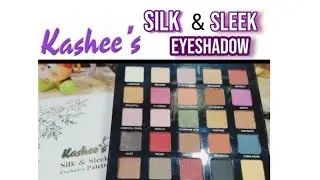 Kashee's silk & sleek Eyeshadow pallet Review & Price || Kashee's Silk & Sleek new Pallet Review