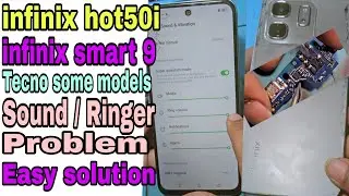 infinix hot50i speaker problem | infinix smart 9 Ringer problem | supply value ok but no sound issue