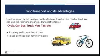 Class NURSERY  (Topic : LAND AND WATER TRANSPORT)