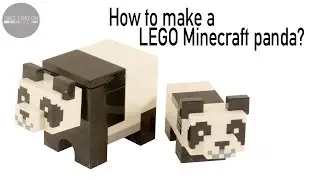 👉 Как собрать Панду из LEGO&reg; Minecraft (Пошаговое руководство) 🐼