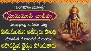 హనుమాన్ చాలీసా  వినడం వల్ల , కష్టాలు, దుఃఖాలు, రోగాలు తొలగిపోతాయి || HANUMAN CHALISA