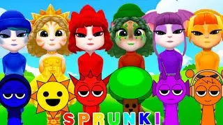 My Talking Angela 2 SPRUNKI Incredibox All characters New Update Cosplay