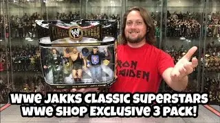 WWE Jakks Classic Superstars WWE Shop Exclusive 3 Pack Review! Edge, Big Show, John Cena