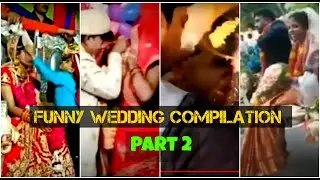 Indian Wedding Funny Compilation | Part 2 | Bride & Groom Fight #Subscribe4more