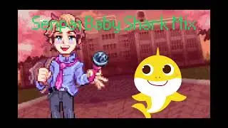Senpai Baby Shark Mix | FNF cover (OLD)