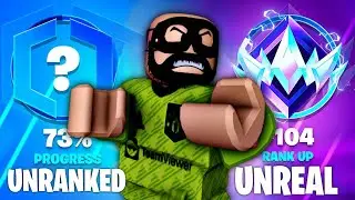Unranked To Unreal in Fortblox New Season Solo Ranked 🏆 Chill Satisfying Keyboard ASMR 😴 360 FPS 4K