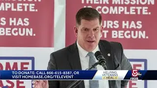 Boston Mayor Marty Walsh speaks about support for Home Base Program