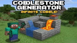 MADE COBBLE STONE GENERATOR IN MINECRAFT | SURVIVAL