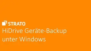 HiDrive Ger&auml;te-Backup unter Windows | STRATO Tutorial