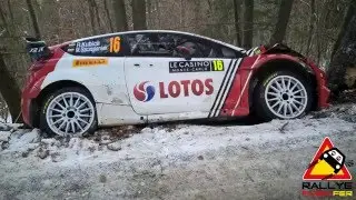 CRASH KUBICA/SZCZEPANIAK MONTE CARLO 2016
