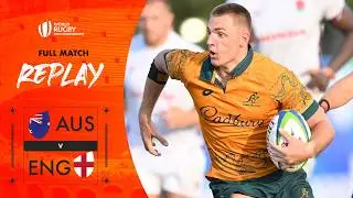Unforgettable Clash 🤯 | Australia v England | World Rugby U20 Championship | Full Match Replay