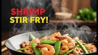 Better-Than-Takeout Shrimp Stir Fry | Snap Peas, Water Chestnuts & Plum Sauce